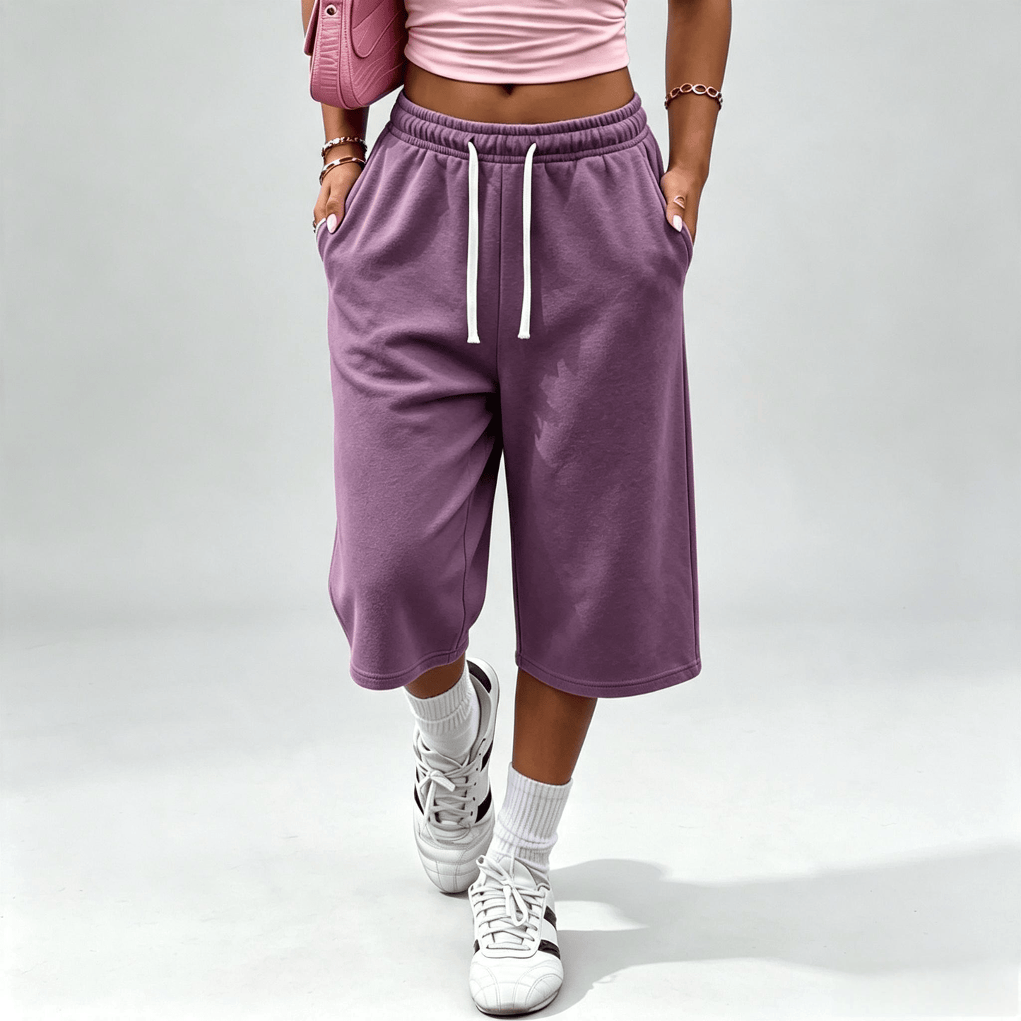 【LAST DAY SALE】Women's wide-leg loose pants with pockets