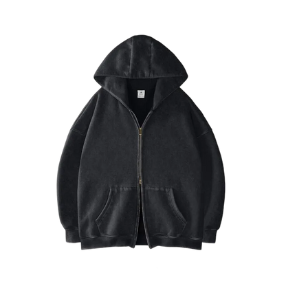 Unisex Oversized zip up hoodie