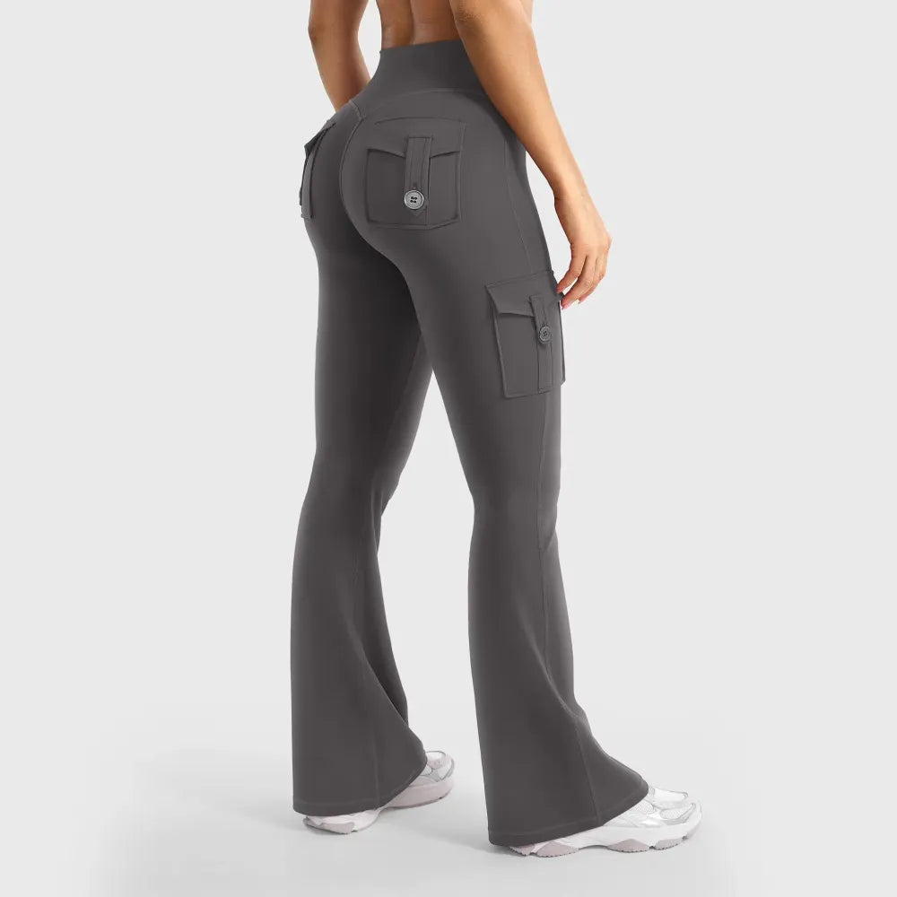 ❤️❤️Last Day Promotion🔥Women's Workout Flare Leggings with Pockets