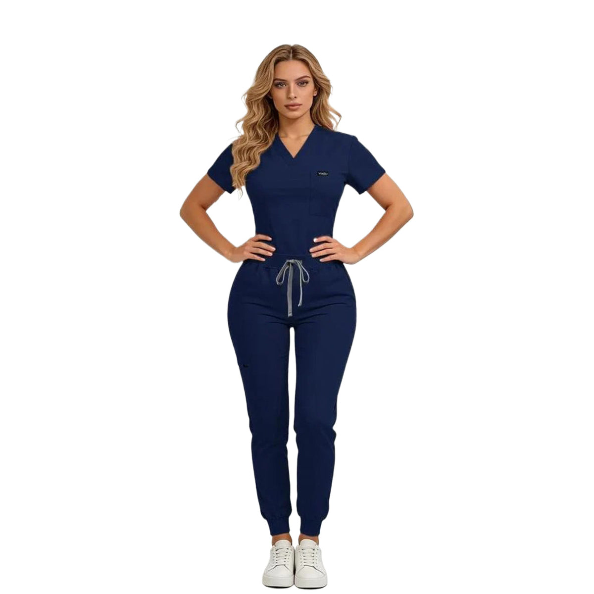 Last Day PromotionWomen's Daily Wear Two-Piece Outfit, Anti-Pilling Lightweight Breathable Multi-Pocket Top & Side Pocket Jogger Pants
