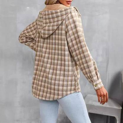 Women's plaid jacket