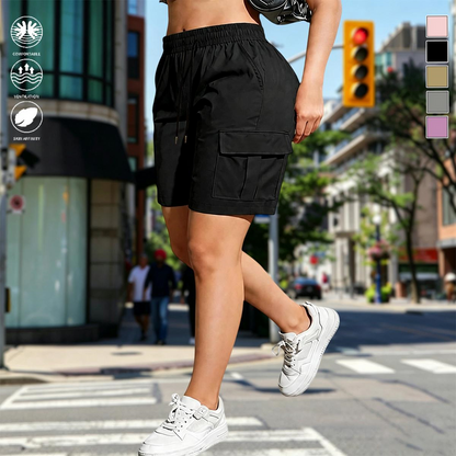 【LAST DAY SALE】 Women’s outdoor cargo shorts—multi-pocket design