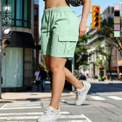 【LAST DAY SALE】 Women’s outdoor cargo shorts—multi-pocket design