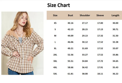 Women's plaid jacket