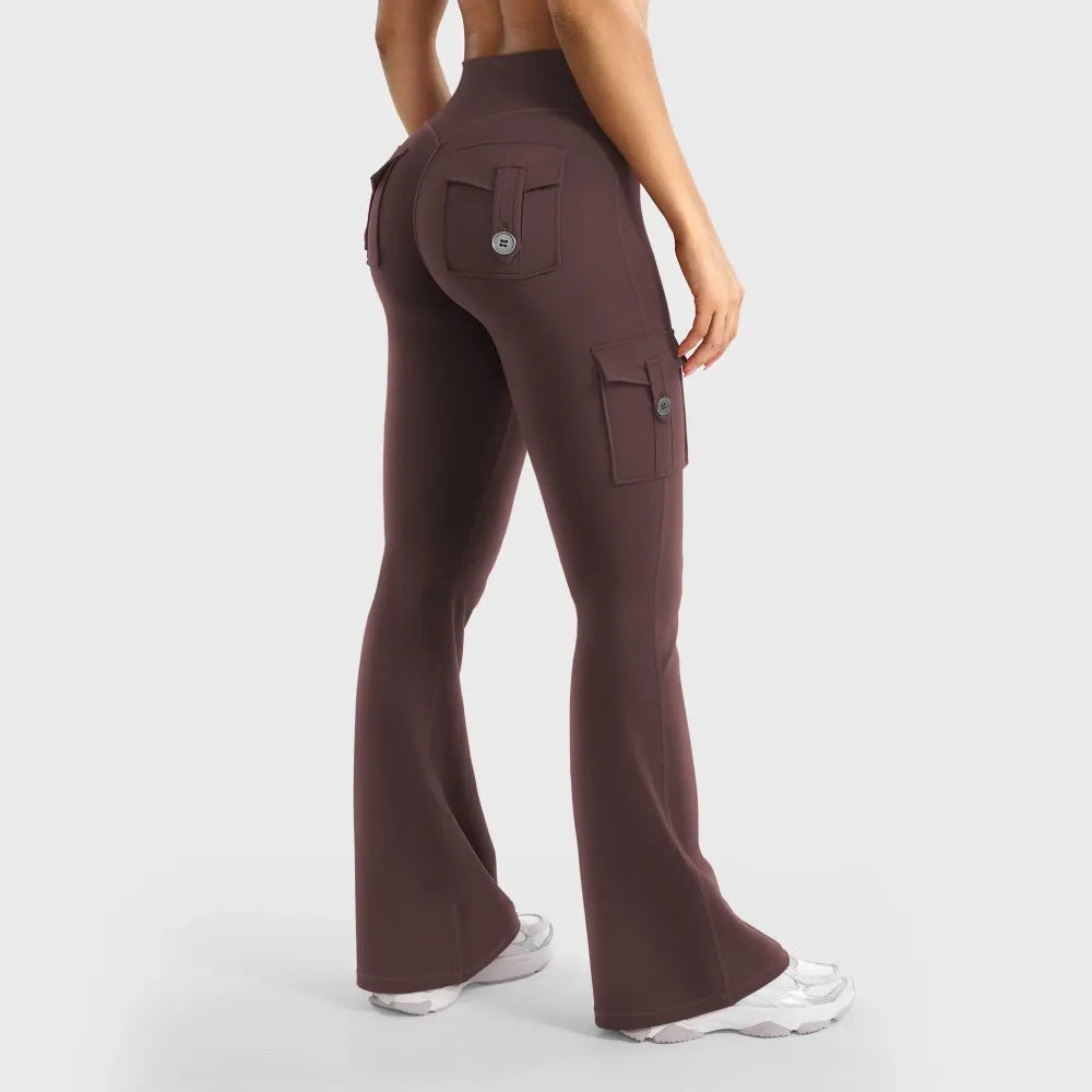 ❤️❤️Last Day Promotion🔥Women's Workout Flare Leggings with Pockets