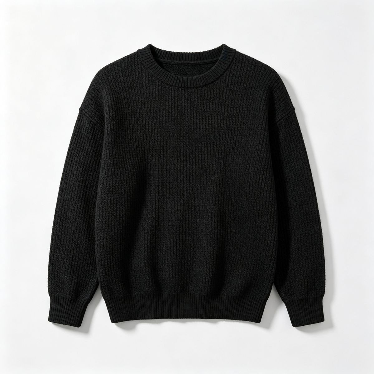 🔥 BESTSELLER | 8PCS $24.63 | Men's Waffle Knit Crewneck Sweater