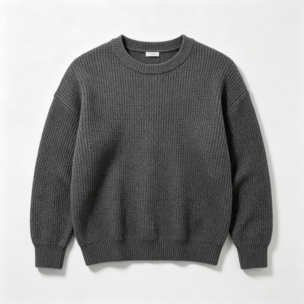 🔥 BESTSELLER | 8PCS $24.63 | Men's Waffle Knit Crewneck Sweater
