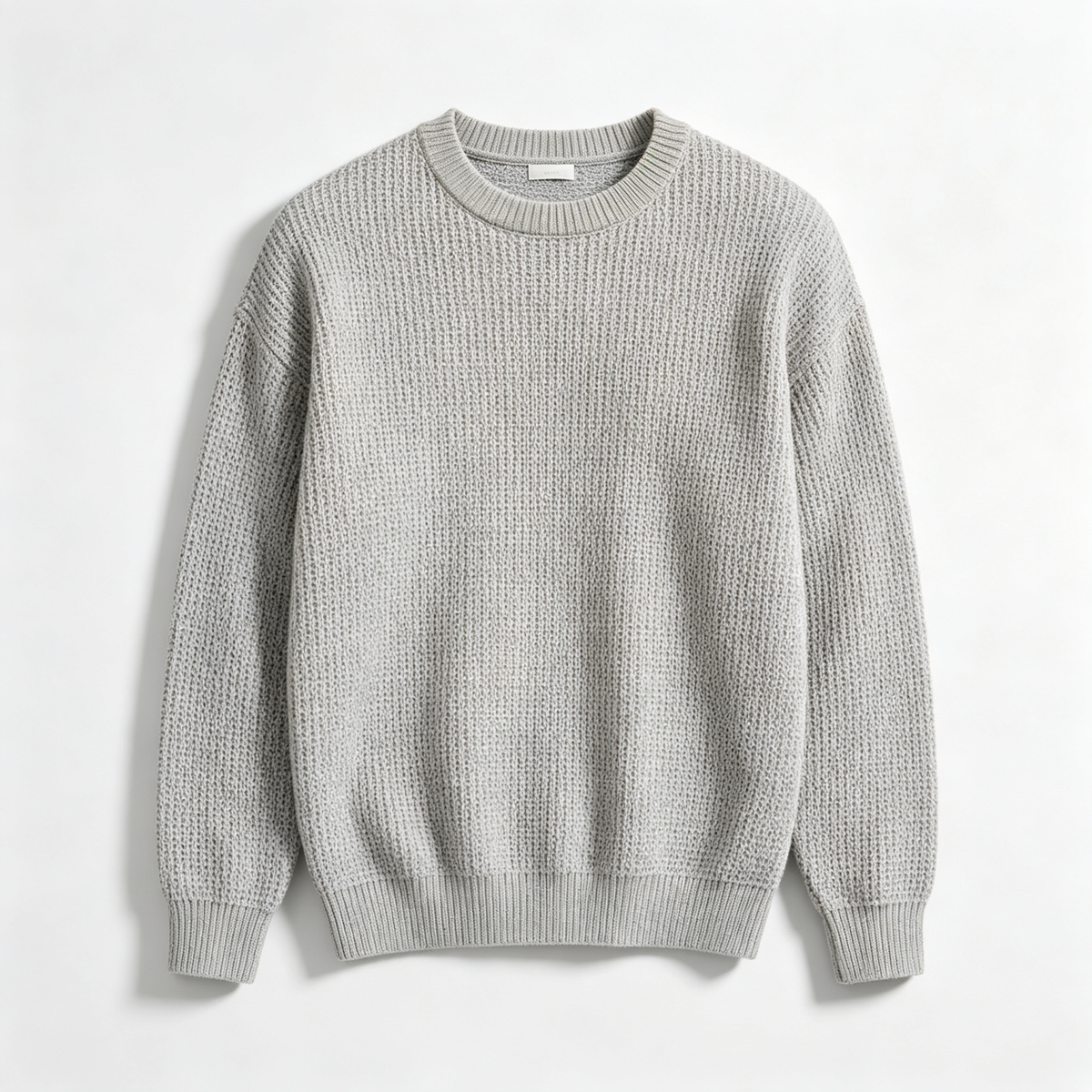 🔥 BESTSELLER | 8PCS $24.63 | Men's Waffle Knit Crewneck Sweater