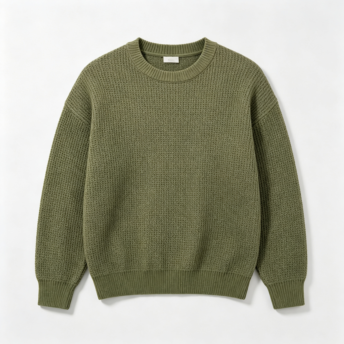 🔥 BESTSELLER | 8PCS $24.63 | Men's Waffle Knit Crewneck Sweater
