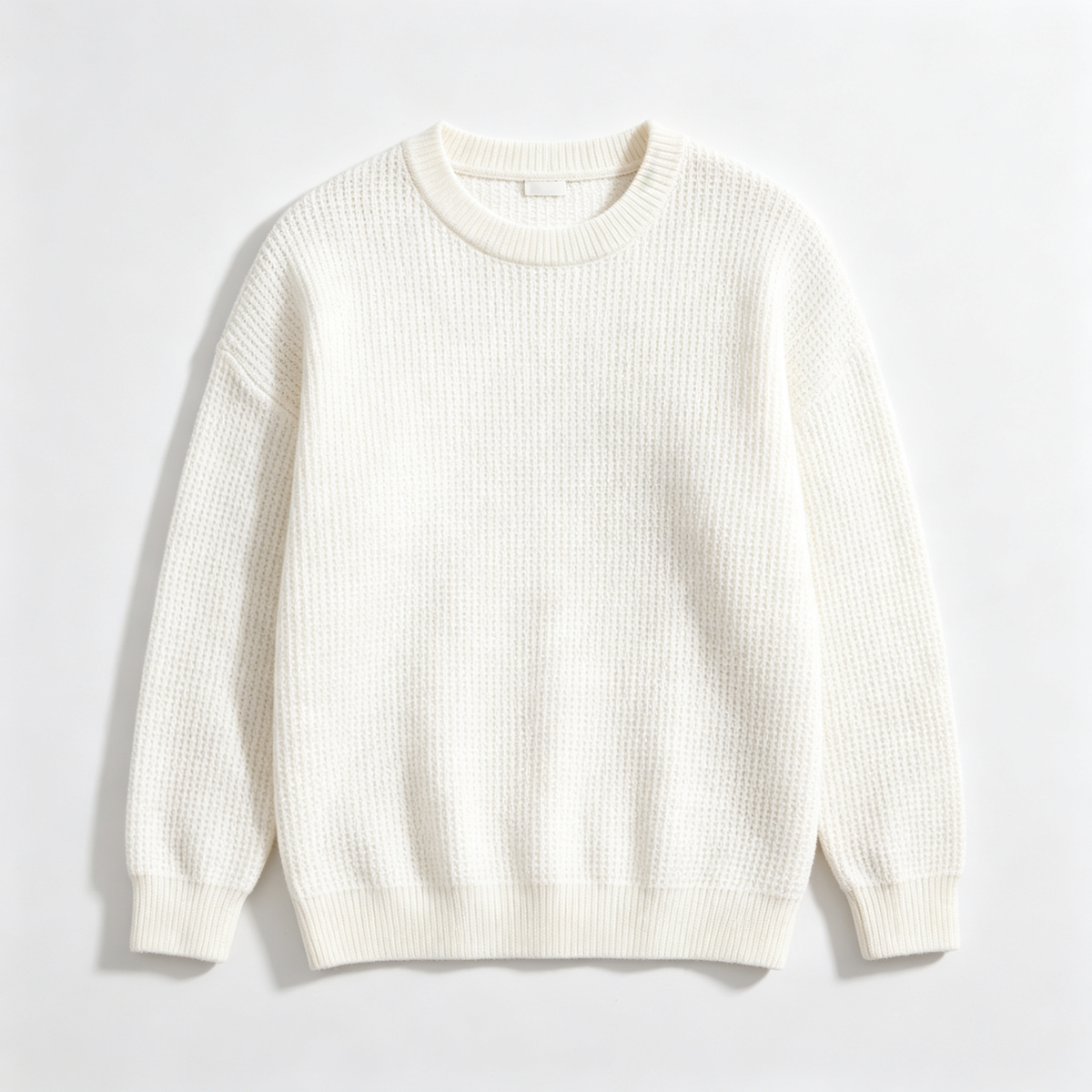 🔥 BESTSELLER | 8PCS $24.63 | Men's Waffle Knit Crewneck Sweater