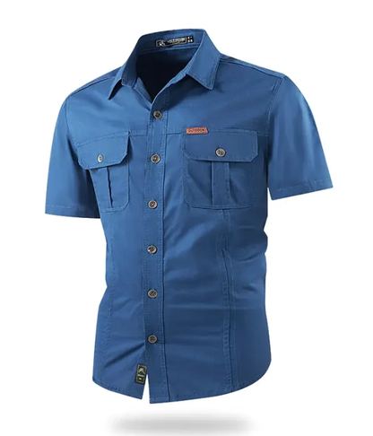 Men's work shirt short sleeve