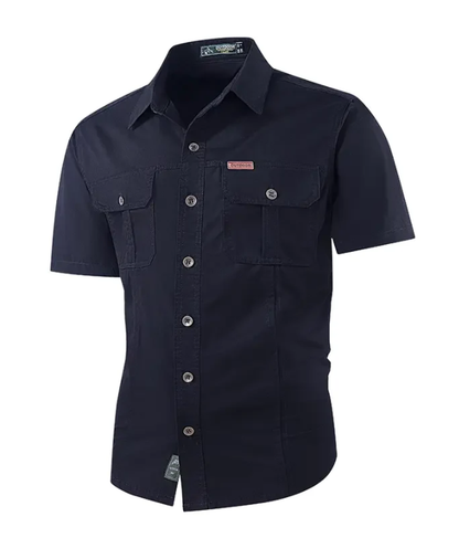 Men's work shirt short sleeve