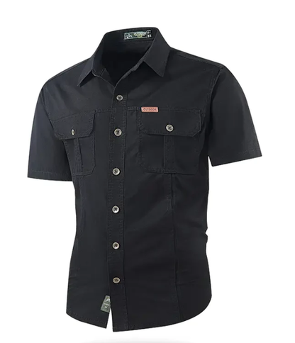Men's work shirt short sleeve