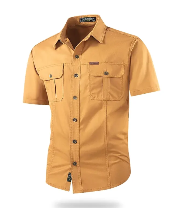 Men's work shirt short sleeve