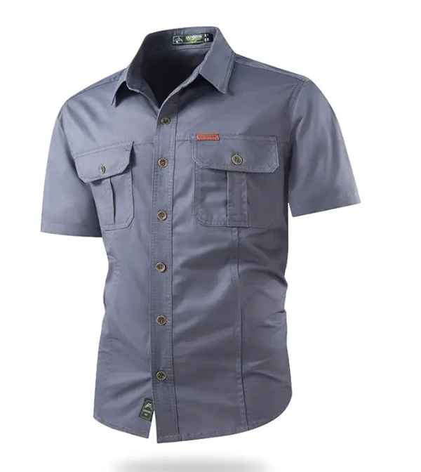 Men's work shirt short sleeve